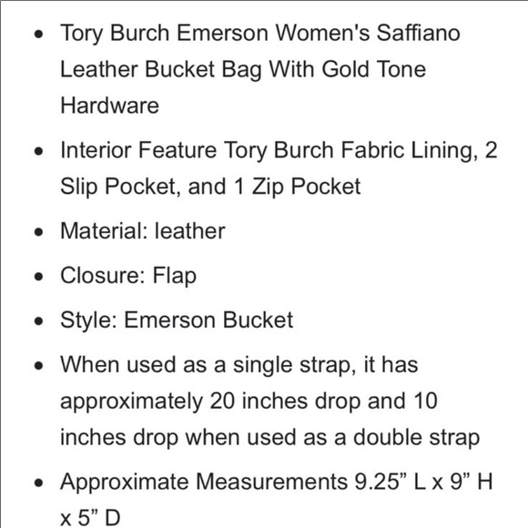 Tory Burch Emerson bucket bag - Picture 8 of 8